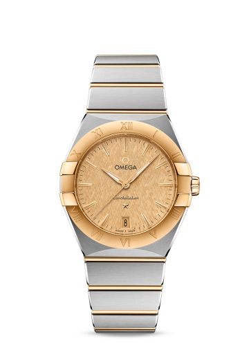 Omega Constellation Quartz 36 Stainless Steel / Yellow Gold / Silver / Bracelet